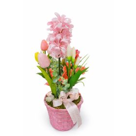 Fonott Asztaldísz rózsaszín