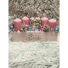 Adventi box rózsaszín macis utolsó darab!