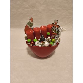 Adventi tál grincs II