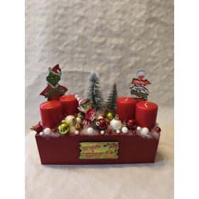 Adventi box piros grincs