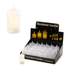 Ledes Gyertya 3,8x7,8cm 24 db melegfényű