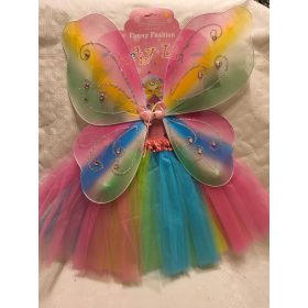  Szívárvány pillangó jelmez szett