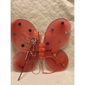 Csillogó Piros pillangó kiegészítő szett