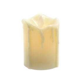 Ledes Mécses 5x3,5cm melegfehér 12 db