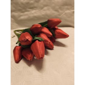 Tulipán csokor piros