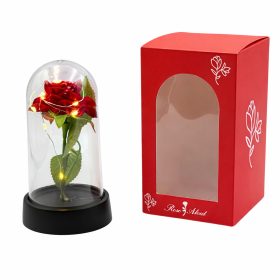 Bársony Rózsa Búrában 8,5x14,5cm ledes